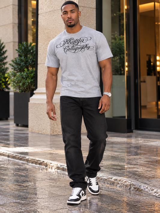 Men's Letter Graphic Round Neck Short Sleeve T-Shirt