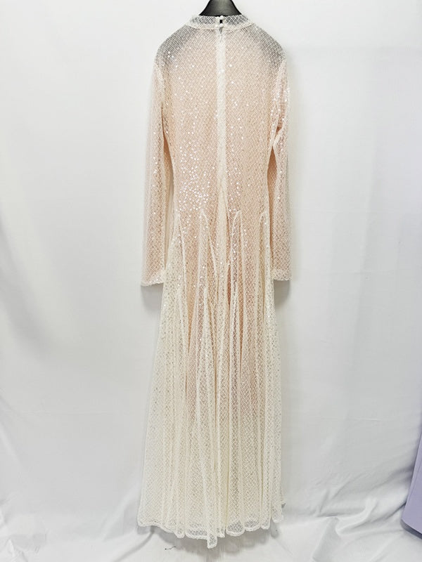 Golden Majesty Shimmer Gown