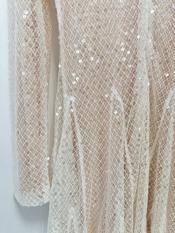 Golden Majesty Shimmer Gown