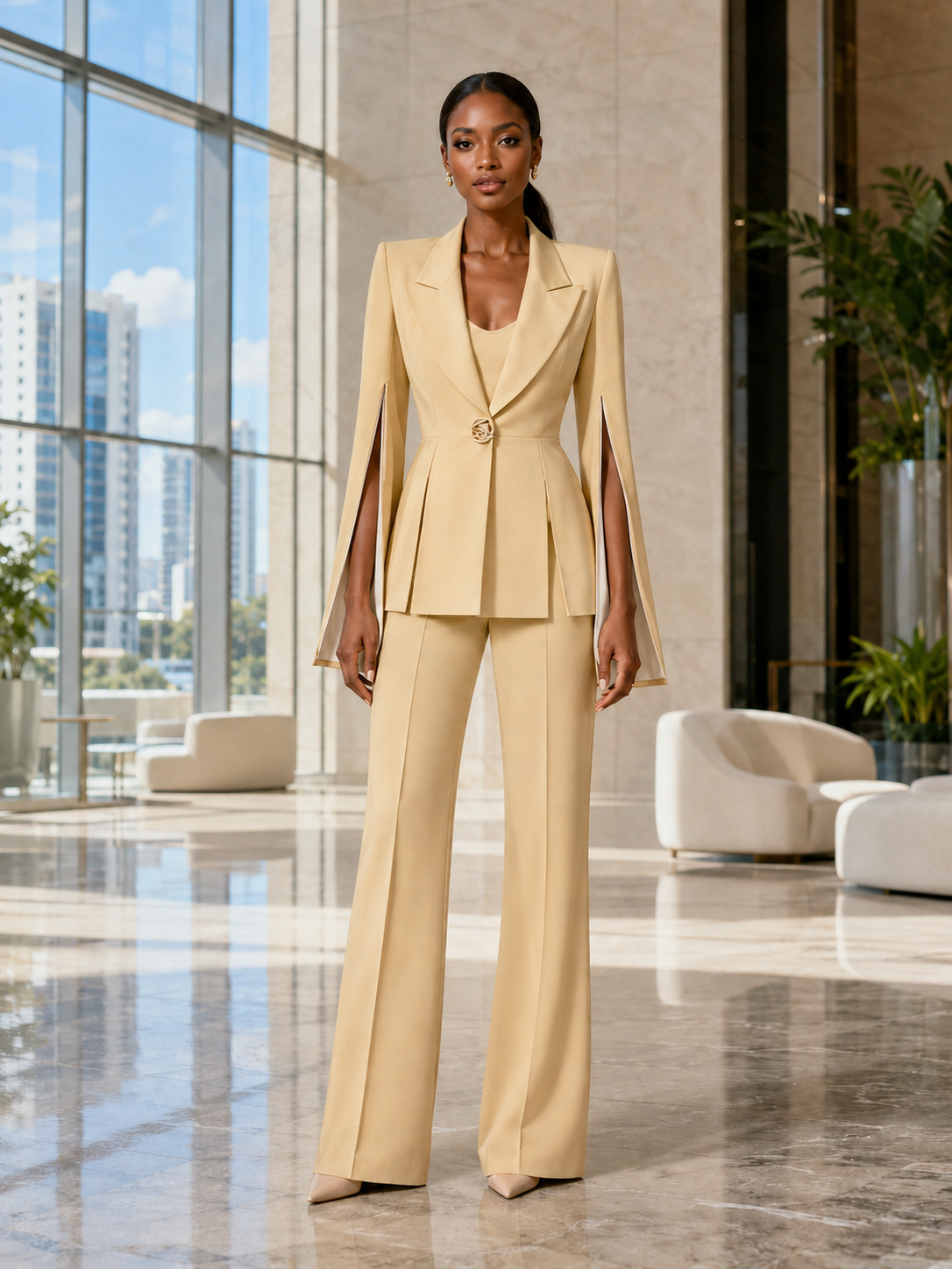The Executive Elegance Pantsuit