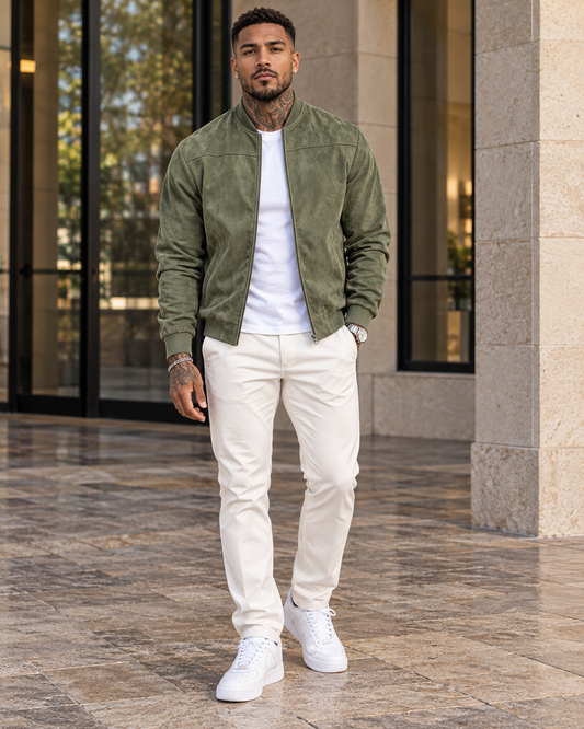 Men's Full Size Zip Up Long Sleeve Jacket Plus Size