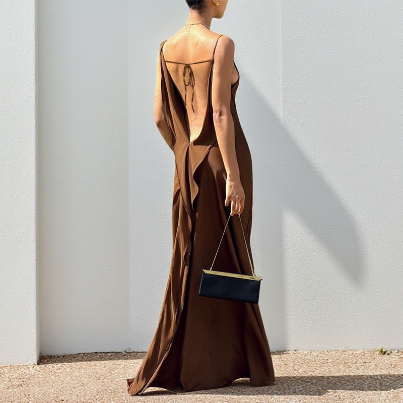 Satin Maxi Dress
