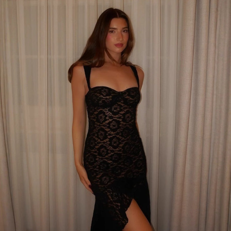 Lace Sheer Dress