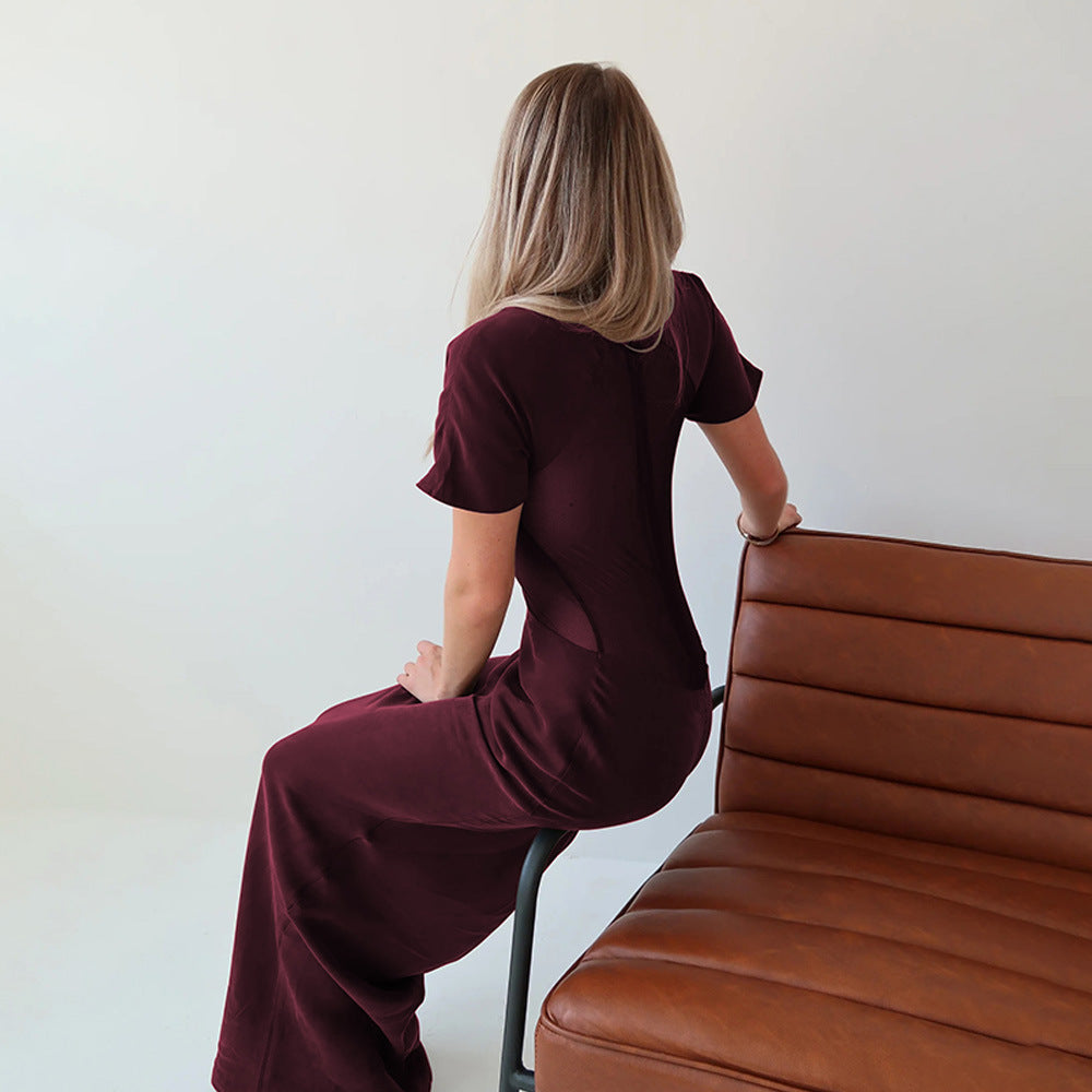 Sheer Turtleneck Dress