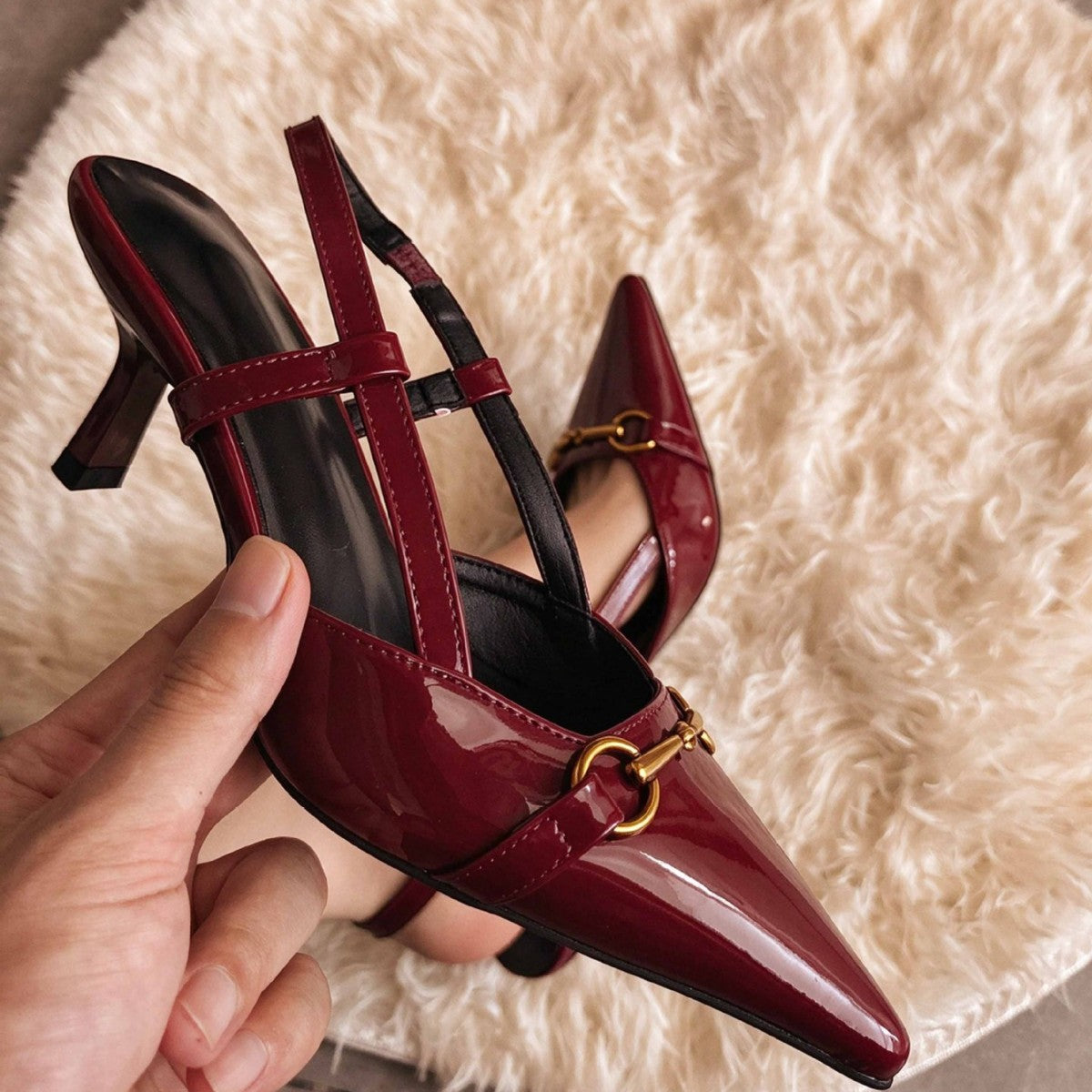 Stiletto Heel High Heels Shallow Mouth Pointed Toe