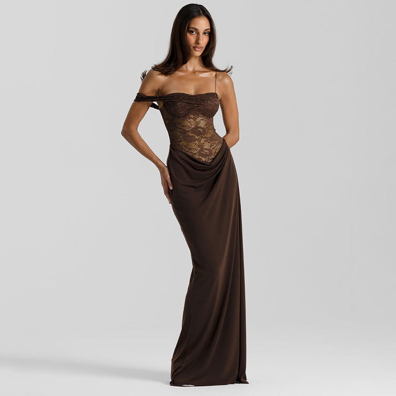 Summer Sexy Sexy Strap Lace Dress
