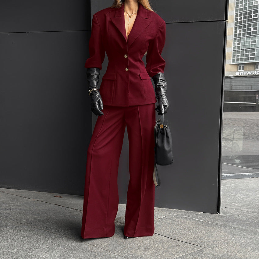Slimming Commuting Elegant Business Two Piece Sets