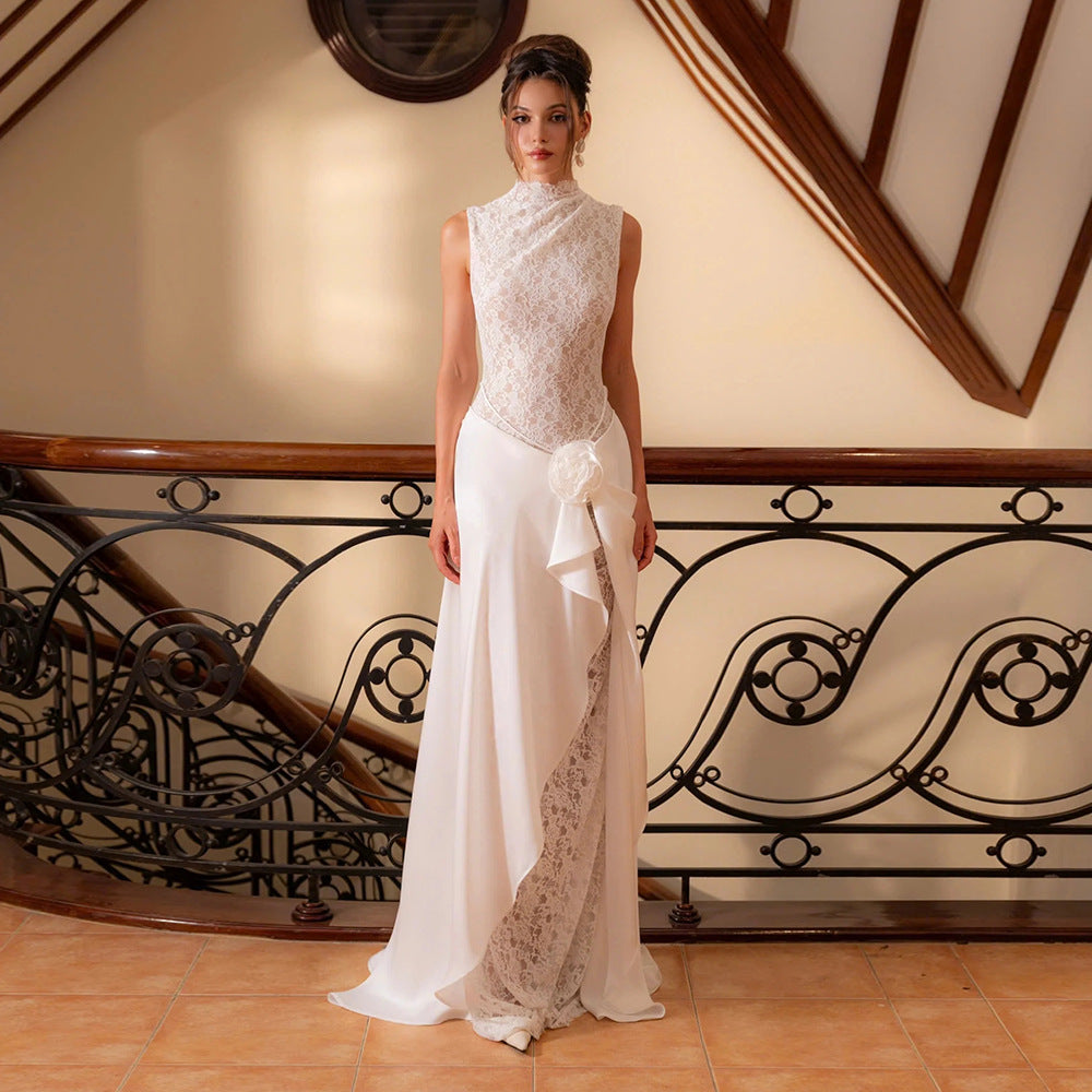 Dress Floral Maxi Dress Lace Dress Evening Gown