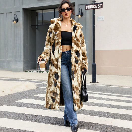 Imitation Rabbit Fur Camouflage Fur Long Artificial