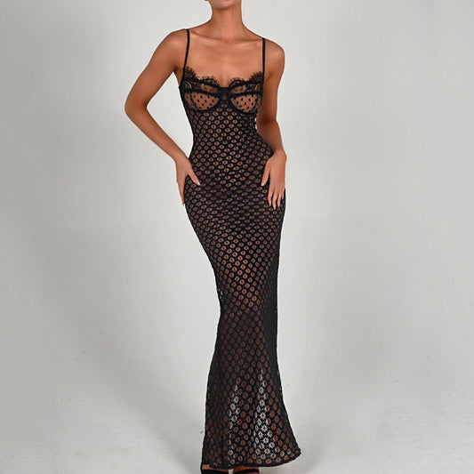 Backless Lace Dress
