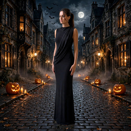 Backless Slit Dress