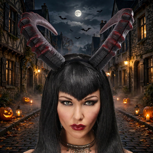 Halloween Gothic Big Horn Headband